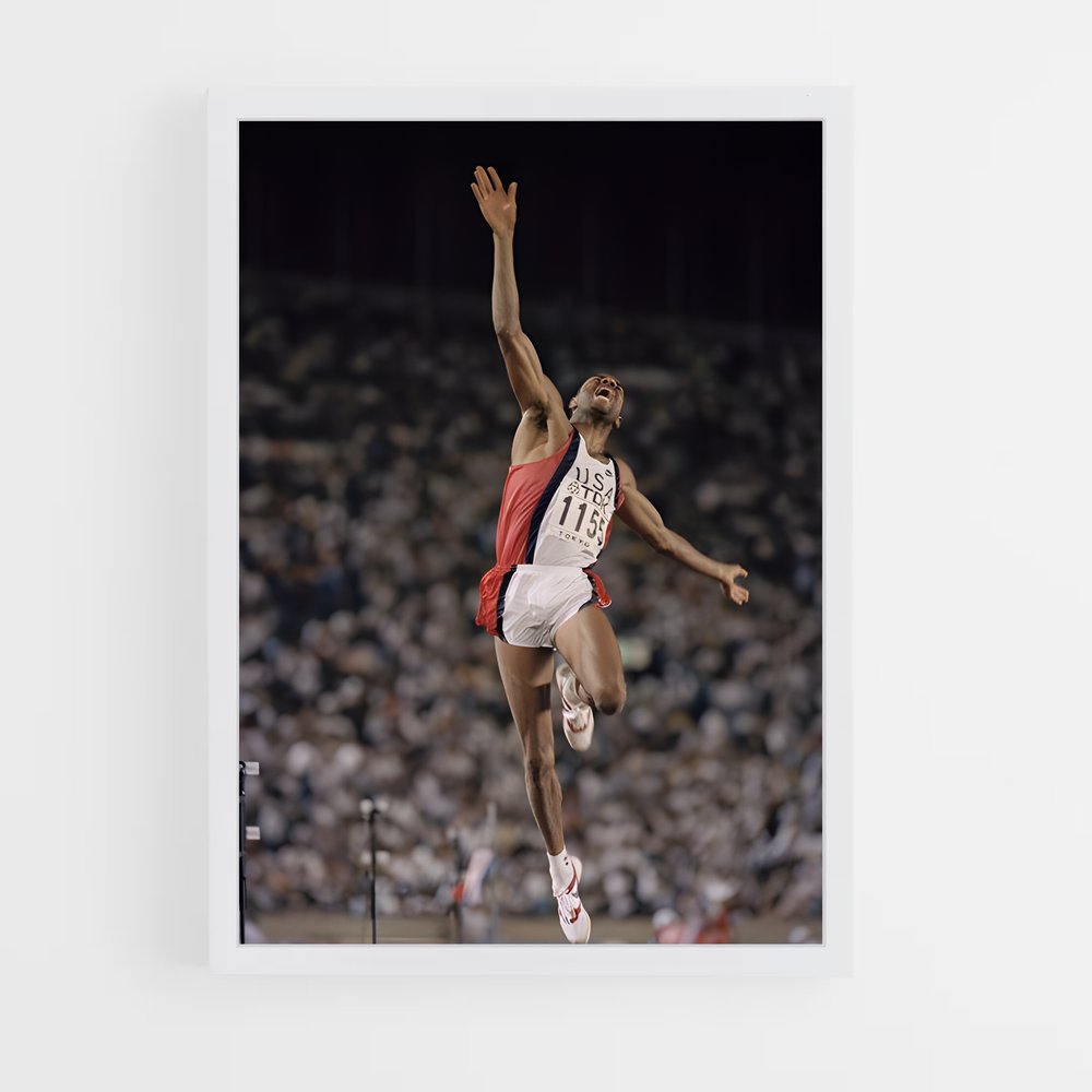 Poster Saut de Mike – affiche Athlétisme (vue 3)